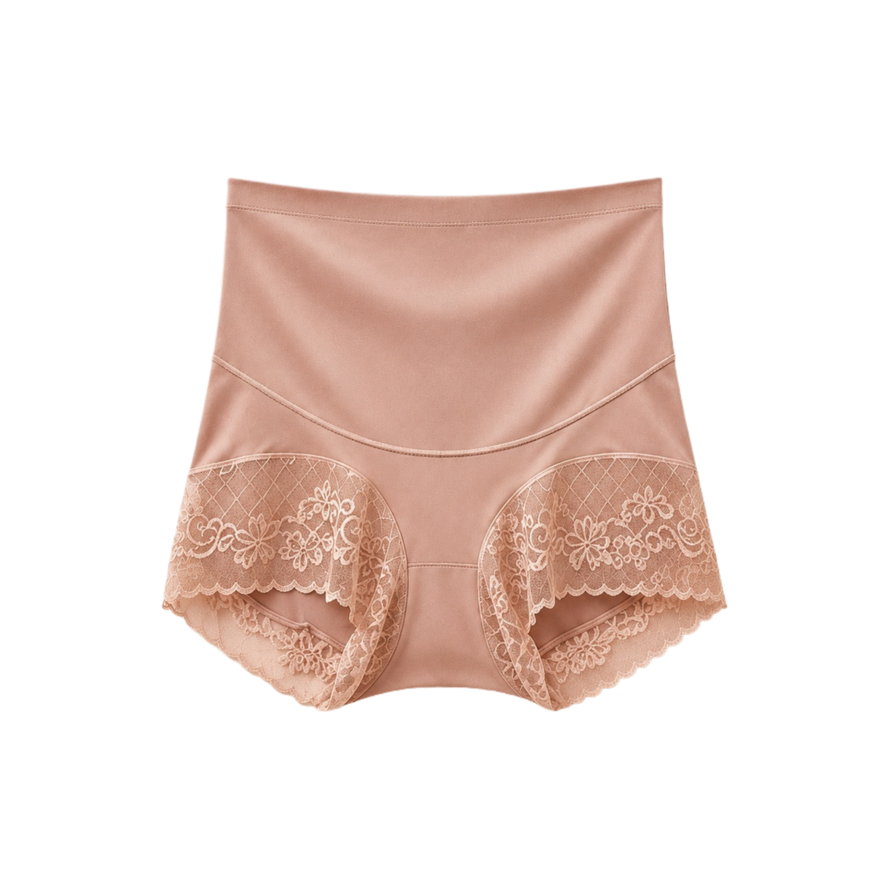 Rose nude high waist lace underwear product