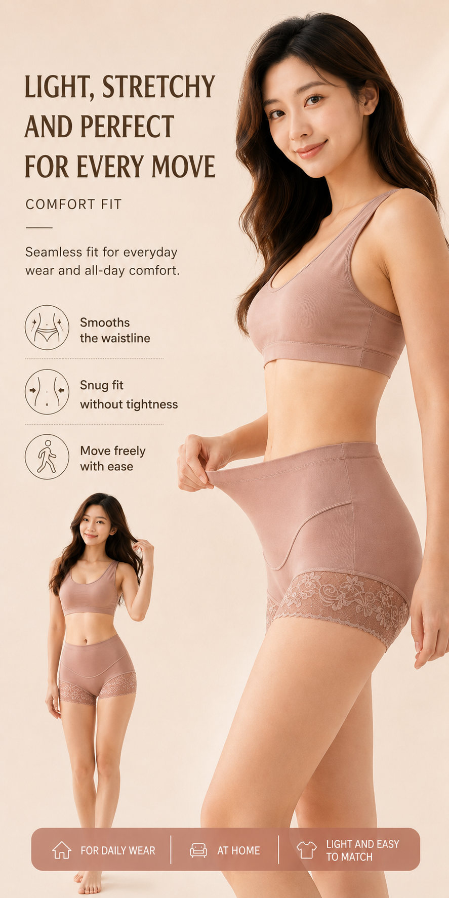 Light stretchy perfect for every move