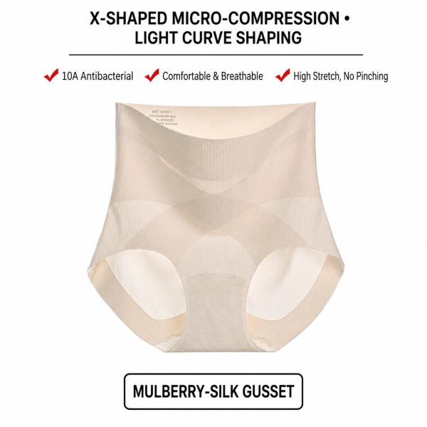 SULIFEI High-Waist Seamless Antibacterial Shaping Brief