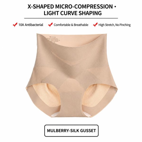 SULIFEI High-Waist Seamless Antibacterial Shaping Brief