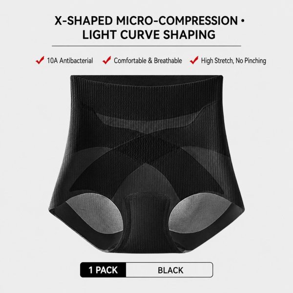 SULIFEI High-Waist Seamless Antibacterial Shaping Brief