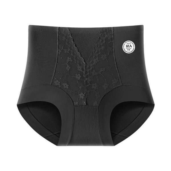 slf-007-tk-image-4.jpg SULIFEI High-Waist Jacquard Lace Antibacterial Cotton Brief
