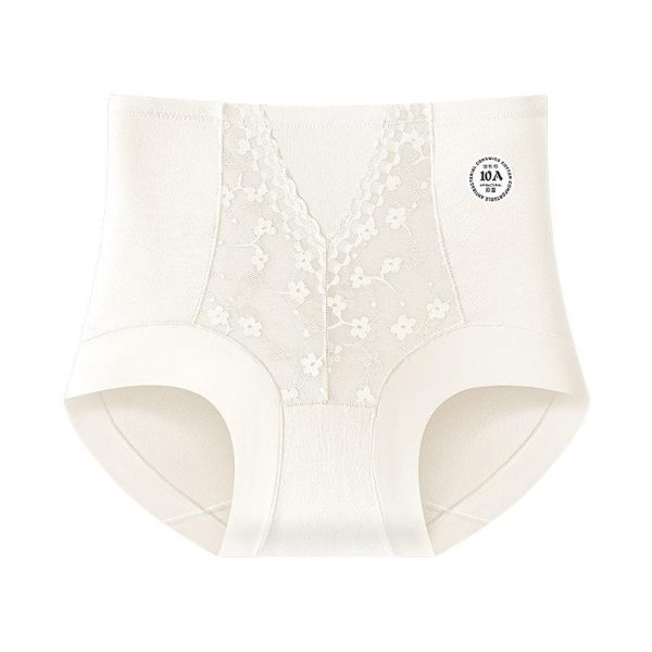 slf-007-tk-image-5.jpg SULIFEI High-Waist Jacquard Lace Antibacterial Cotton Brief